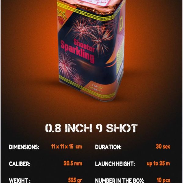 کهکشان 9 شوت 0/8 اینچ