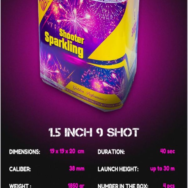 کهکشان 9 شوت مثلثی 1/5 اینچ